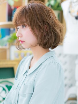 カバーヘア イヴ 戸頭店(COVER HAIR EVE) ★大人可愛いハイライトくせ毛風ふわふわボブ20代30代40代★8