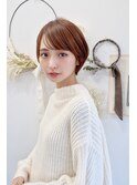 小顔で頭の形も綺麗に見えるショートヘア
