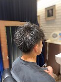 ツーブロックショート/ツイスト/刈り上げ