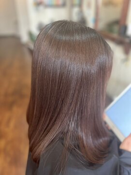 ラフ(RaF*) ダークグレージュ髪質改善大人可愛いナチュラルニュアンスカラー