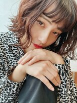 ロウバイレボ 柏(lou by revo)&nbsp;イメチェン/レッドブラウン/大人ミディ/フルバング/ショートボブ