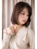 カバーヘア ブリス 大宮西口(COVER HAIR bliss) 大人ガーリーハイライトモード前下がりボブY大宮10代20代30代