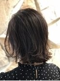 黒髪/レイヤー/前髪パーマ