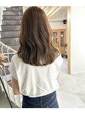 ＊透明感オリーブグレージュ 明るめ ブリーチなしダブルカラー