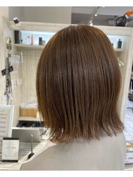 インパークス 西新井店(INPARKS) 外ハネ/ボブ/ブラウンベージュカラー