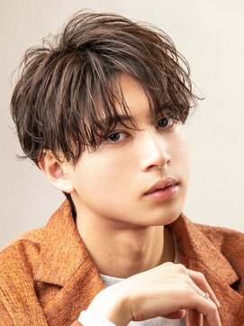 オーシャントーキョー サニー 原宿(OCEAN TOKYO Sunny) ニュアンスパーマセンターパートシースルーマッシュコンマバング