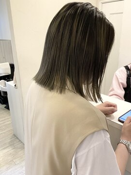 リトルガーデン(Little Garden) 髪質改善×Olive☆外ハネボブ/切りっぱなしボブ◇20代30代40代