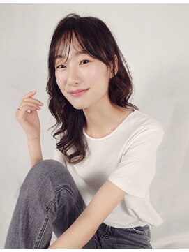 シラソル 八王子北口(Gilasol) 暗髪ウェーブセミロングレイヤー3