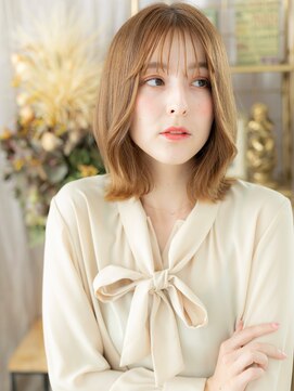 カバーヘア ブリス 大宮西口(COVER HAIR bliss) ハイトーンカラーミストバングくびレイヤーa大宮10代20代30代