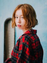 アゲート(Agate)&nbsp;【錦糸町美容院Agate】うるツヤシルキーベージュ!ワンレンボブj