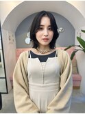 似合わせカット韓国ボブくびレイヤーメルティカラー大阪