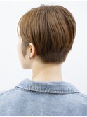 ショート/ベージュ/ショートボブ/ハンサムショート