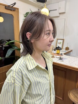 シエン 恵比寿(CIEN) インナーカラー/白髪ぼかし/レイヤーボブ/ベージュグレーカラー