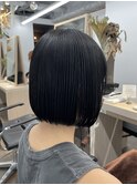 井上】ボブヘイリーボブぱっつとボブ癖毛ストレート縮毛矯正