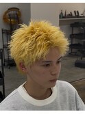 抜きっぱなしブリーチ×スパイキーショート