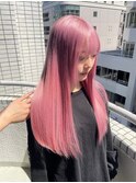 イメチェン/ホワイトブロンド/外ハネボブ/美髪/栄