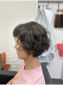 朝のセットが楽ちんデジタルパーマスタイル