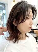 レイヤーカット韓国風巻き◎くすみベージュ髪質改善☆白髪ぼかし