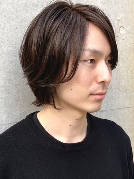 サロン ハナノ(Salon Hanano) 大人かっこいいふわっとミディアムセンターパート