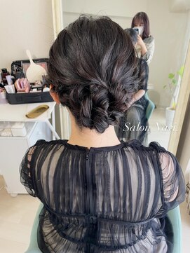 サロンナビ(Salon Navi) シニヨンヘア/結婚式ヘアセット/お呼ばれヘアセット