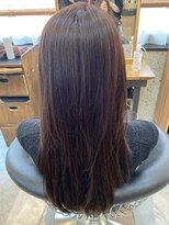 ヘアリゾート粋 トゥジュ 池袋東口店(tujuh)&nbsp;透明感ヘーゼルブラウン/レイヤーカット/顔まわりカット