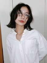 ミース(MIES)&nbsp;ナチュラルな外はねボブ/ブラウンカラー/担当者平井