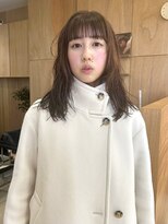 パークホワイト 代官山(PARK White)&nbsp;くびれヘアボブ明るめピンクベージュ明るめミルクティーベージュ