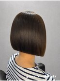 ナチュラル美シルエット×ツヤボブ