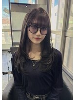 ペヴァ バイ シエンゴールド(PEVA by CIEN gold)&nbsp;レイヤーカット/顔周りカット/前髪カット#浜松駅#カラー