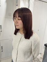 レシピ ラ クレア(recipe la couleur) レイヤーカット × cherryred