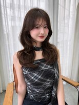 フォルテミラ(FORTE MILA)&nbsp;グレージュブラウン/ミディアムレイヤー/韓国巻き/顔周りカット