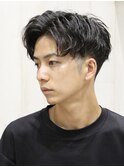 カジュアルアップバング×爽やかショート/ブリーチなしカラー