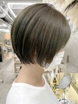 スー 自由が丘(suu)&nbsp;大人ショートボブ丸みショートカットマッシュショート前髪あり