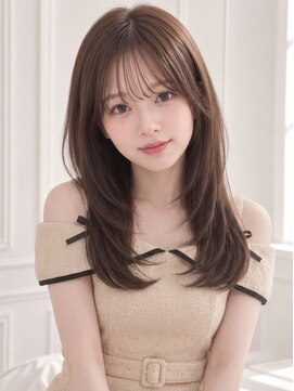 ユーフォリア エヌ 池袋サンシャイン通り店(Euphoria +n) ショコラグレージュ盛れる顔周りレイヤーカット10代20代人気池袋