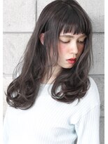 ヘアサロン ガリカ 表参道(hair salon Gallica)&nbsp;☆ グレージュ ＆ 外国人風ウェーブ ☆ オン眉 小顔 semi-long☆