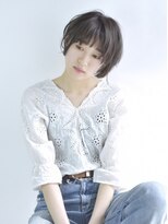 決めすぎない大人のエアリーショート　＃ひし形シルエット☆