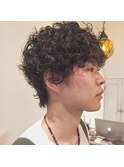 ”メンズ 個性派パーマ ” 森下寛貴