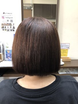 リッツファミリーズピコ めがね橋店(RIT FAMILYZ PIKO) 明るい白髪染め☆赤系ヘアカラー