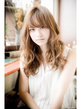 オハナ(ohana) 【ohana/表参道】くせ毛風大人かわいいグレージュワイドバング