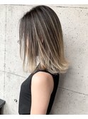 【bacio】エアタッチ バックコーミングバレイヤージュ  外国人風