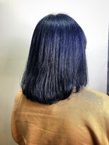 ヘアサロンエム 大宮東口(HAIR SALON M)&nbsp;デザインカラー/厚めバング/ローライト/スリークボブ