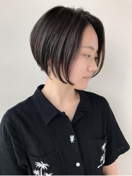 ヘアーアンドスパ フェリーチェ ミチ 野田屋町店(HAIR&SPA felice MICHI) 前下がりショート