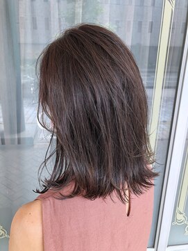 サンク ドリームプラザ店(CINQ) CINQ 切りっぱなしロブ×アッシュグレージュ