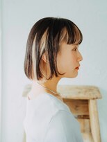 ヘアアンドリラクゼーション シャッセ(Hair&Relaxation SASE)&nbsp;インナーカラー×内巻きスタイル