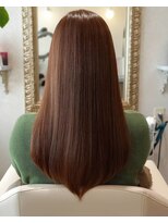 ラ ブランシュ 大宮(La Blanche)&nbsp;大宮/マロンベージュ/Aラインボブ/かき上げ/ニュアンスマッシュ