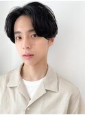 センターパート毛流れコンマへア◎