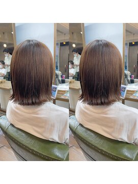 ヘアーサロン リバース(Hair Salon Rebirth) 【防府/Rebirth】切りっぱなしボブ