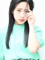 ヘッツ 仙台駅前店(HETTU)&nbsp;暗髪　アップバング　ロングレイヤー