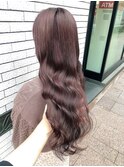 ブリーチなしアーモンドラテピンク多め