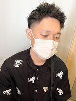 モリオフロムロンドン 原宿本店(morio from London) 【morio 原宿】メンズツイストパーマ　刈り上げショート宮本